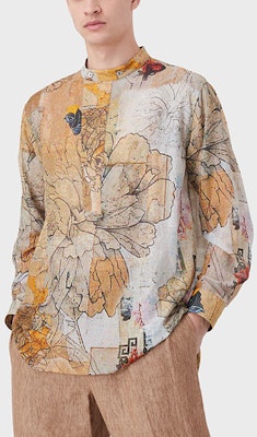 EMPORIO ARMANI SS22 Kemeja Lengan Panjang Motif Bunga Multicolor. I1CF9L-I143C-037 Shop EMPORIO ARMANI SS22 Kemeja Lengan Panjang Motif Bunga Multicolor. I1CF9L-I143C-037