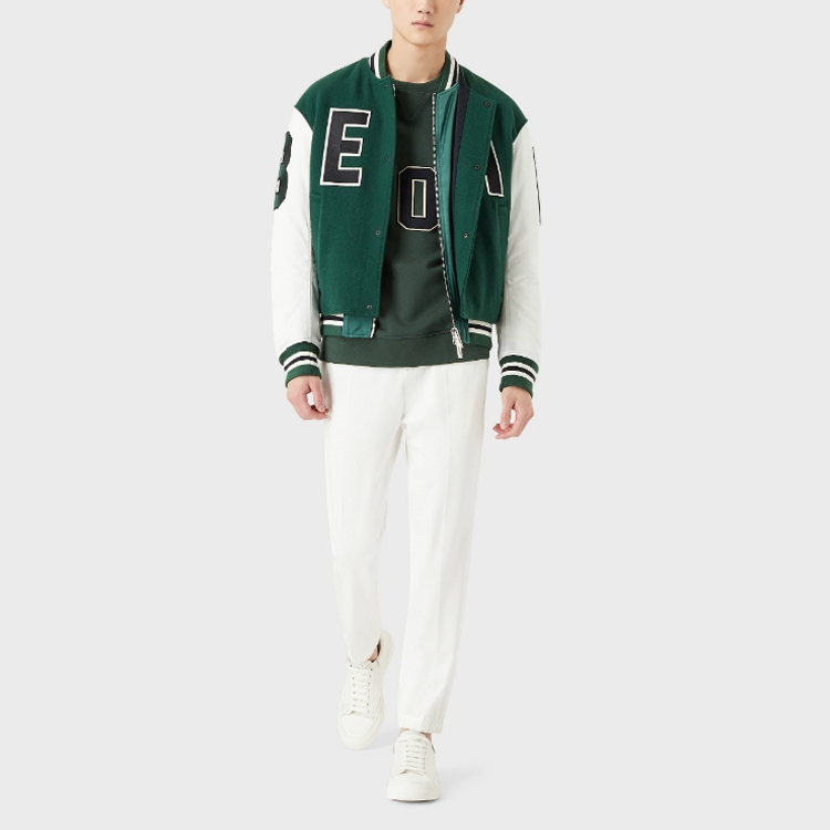 EMPORIO ARMANI SS22  Green Logo Print Relaxed Crewneck Sweatshirt 3L1MCL-1JWPZ-0572 圖 3