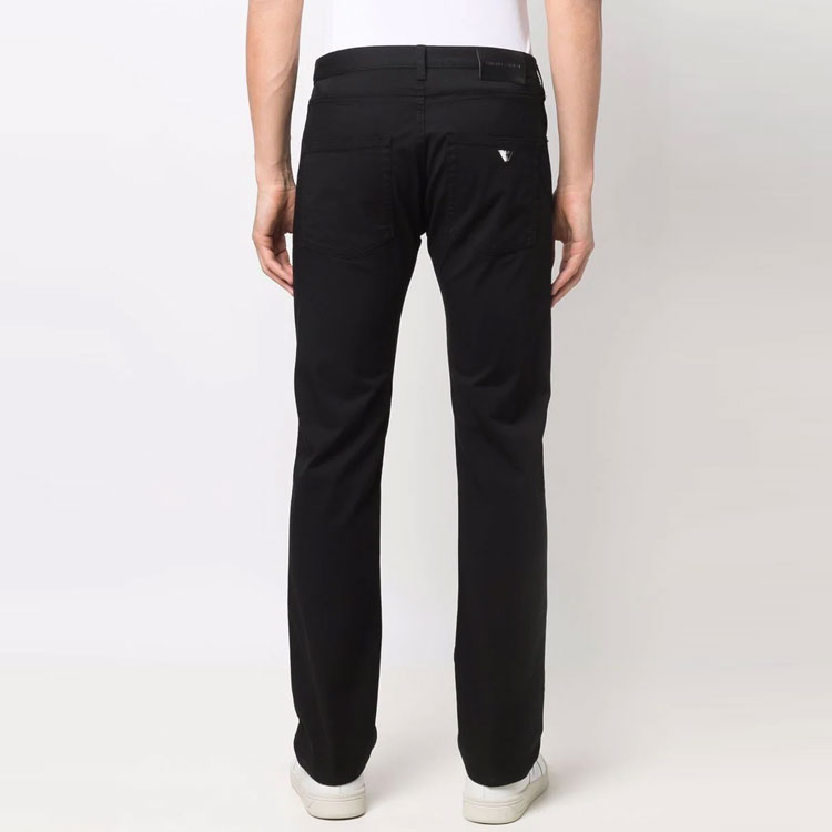 EMPORIO ARMANI SS22  High-Waisted Straight Black Denim Jeans 8N1J45-1GN0Z-0999 圖 6