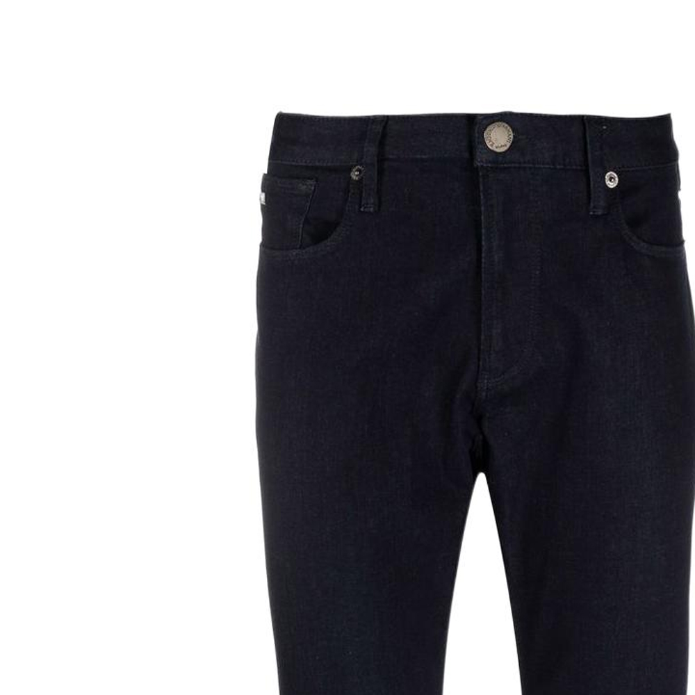 Emporio Armani SS22  Mid-Rise Tapered Jeans - Dark Blue. 8N1J06-1G19Z-0941 圖 6