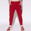 Shop EMPORIO ARMANI SS22 Red Logo Print Knit Joggers. 3L1PBC-1JHSZ-0309