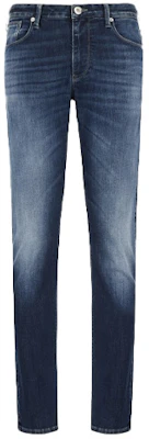 EMPORIO ARMANI SS22 修身款藍色破洞牛仔褲拉鍊鈕扣設計 3L1J06-1DN8Z-0942 Buy EMPORIO ARMANI SS22 修身款藍色破洞牛仔褲拉鍊鈕扣設計 3L1J06-1DN8Z-0942