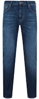 EMPORIO ARMANI SS22 Slim Fit Mid-Rise Blue Denim Jeans with Zipper Closure 8N1J06-1G0LZ-0942 EMPORIO ARMANI SS22 Slim Fit Mid-Rise Blue Denim Jeans with Zipper Closure 8N1J06-1G0LZ-0942