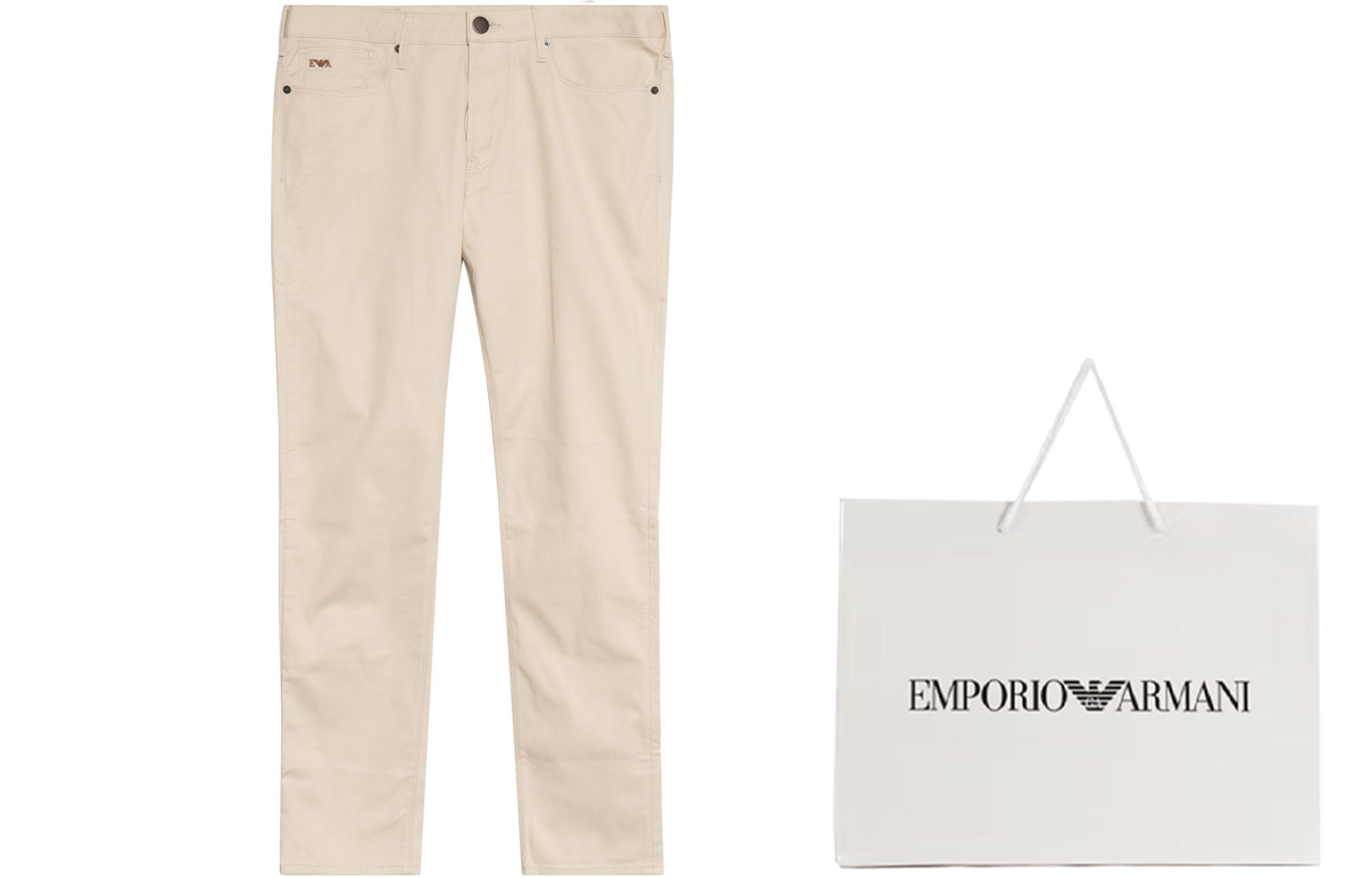 EMPORIO ARMANI SS22  Slim Fit Mid-Rise Khaki Jeans. 8N1J06-1NJ9Z-0142 圖 4