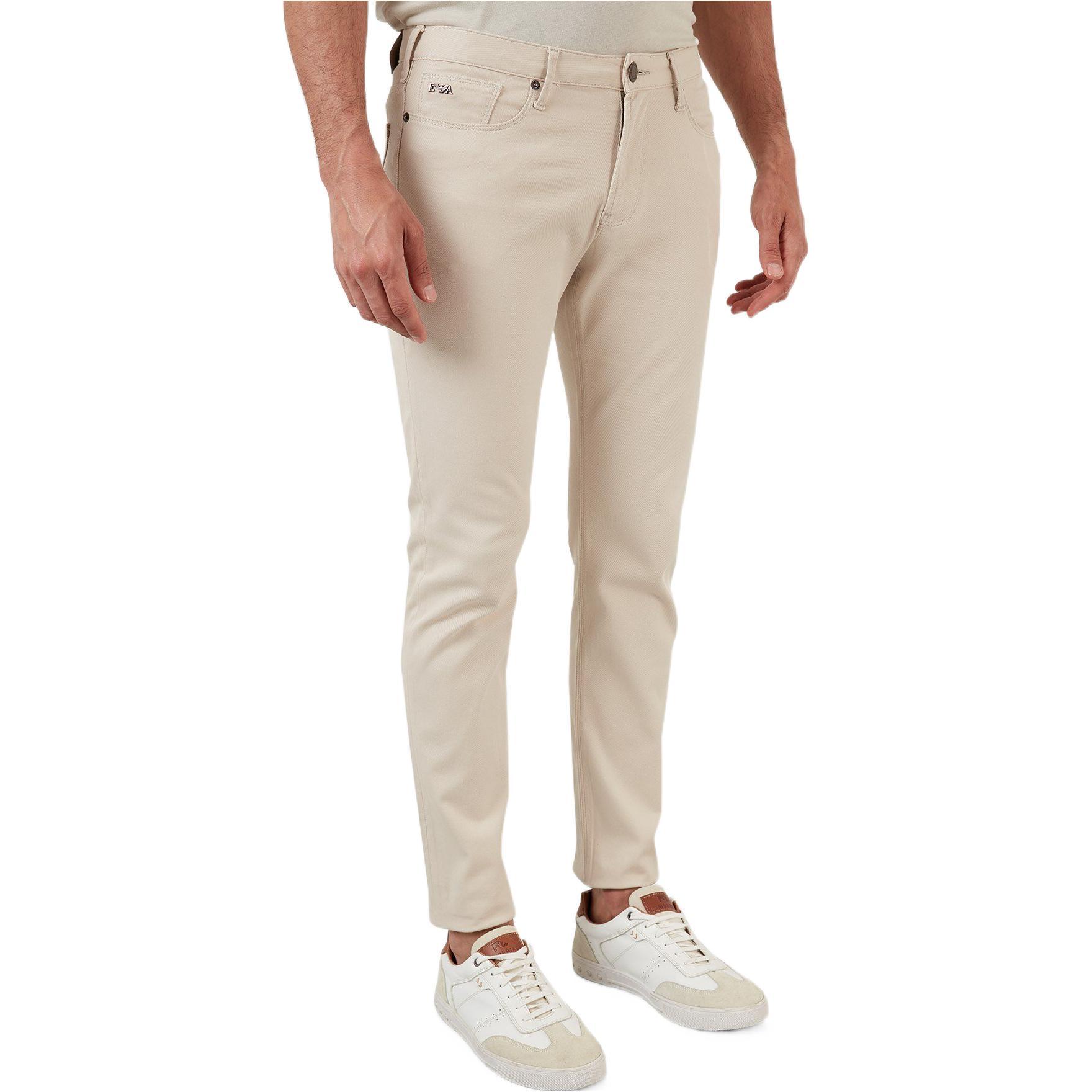 EMPORIO ARMANI SS22  Slim Fit Mid-Rise Khaki Jeans. 8N1J06-1NJ9Z-0142 圖 8