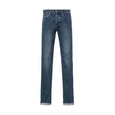 Emporio Armani SS22 Slim Fit Straight Washed Blue Jeans. 6L1J75-1DMHZ-0942