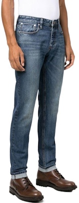 Emporio Armani SS22 Slim Fit Straight Jeans Biru Pudar. 6L1J75-1DMHZ-0942 Purchase Emporio Armani SS22 Slim Fit Straight Jeans Biru Pudar. 6L1J75-1DMHZ-0942