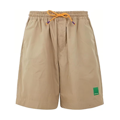 EMPORIO ARMANI SS22 Solid Color Drawstring Shorts Light Brown 3L1P6C-1N0HZ-0189