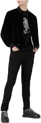 Emporio Armani SS22 纯色直筒黑色牛仔裤 8N1J11-1DHDZ-0005 Shop Emporio Armani SS22 纯色直筒黑色牛仔裤 8N1J11-1DHDZ-0005