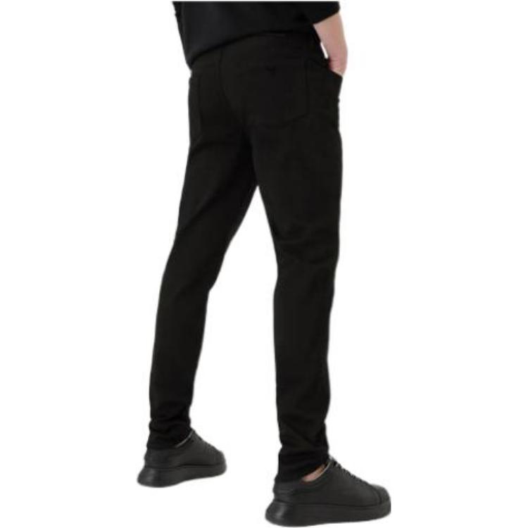Purchase Emporio Armani SS22 纯色直筒黑色牛仔裤 8N1J11-1DHDZ-0005
