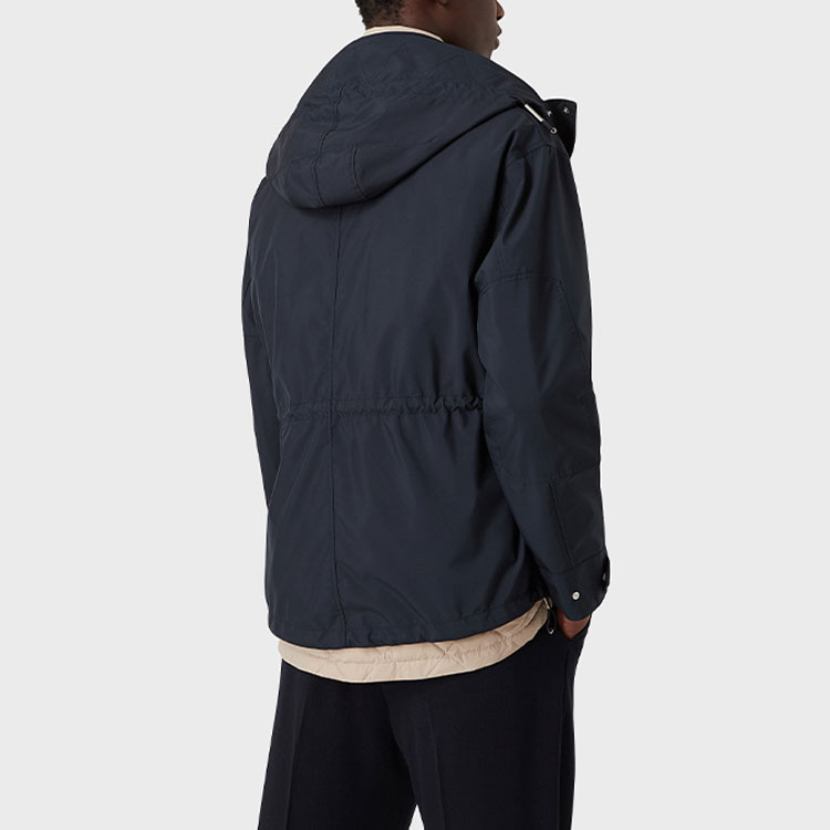 Purchase エンポリオアルマーニ SS22 フーデッドパファージャケット ネイビーブルー 2点セット 3L1BG4-1NTHZ-0920