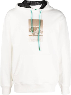 EMPORIO ARMANI SS22 White Beach Hut Print Hoodie. 3L1M7C-1JVHZ-0102 Buy EMPORIO ARMANI SS22 White Beach Hut Print Hoodie. 3L1M7C-1JVHZ-0102