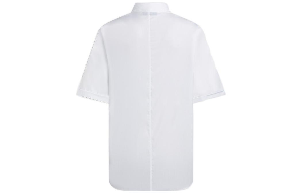 Lookbook EMPORIO ARMANI SS22  White Button-Up Shirt with Graphic Print. I1CC3I-I128C-102