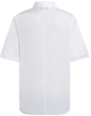 EMPORIO ARMANI SS22 White Button-Up Shirt with Graphic Print. I1CC3I-I128C-102 Lookbook EMPORIO ARMANI SS22 White Button-Up Shirt with Graphic Print. I1CC3I-I128C-102