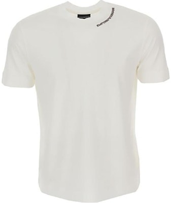 Emporio Armani SS22 White Crew Neck Logo Print T-Shirt. 3R1TT4-1JUVZ-0101 Buy Emporio Armani SS22 White Crew Neck Logo Print T-Shirt. 3R1TT4-1JUVZ-0101