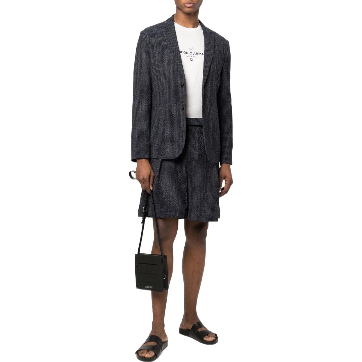 Lookbook Emporio Armani SS22 白色印花短袖T恤 3L1TCP-1JSAZ-0101