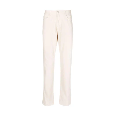 Emporio Armani SS22 White Mid-Rise Straight-Leg Jeans 3L1J06-1N4RZ-0128