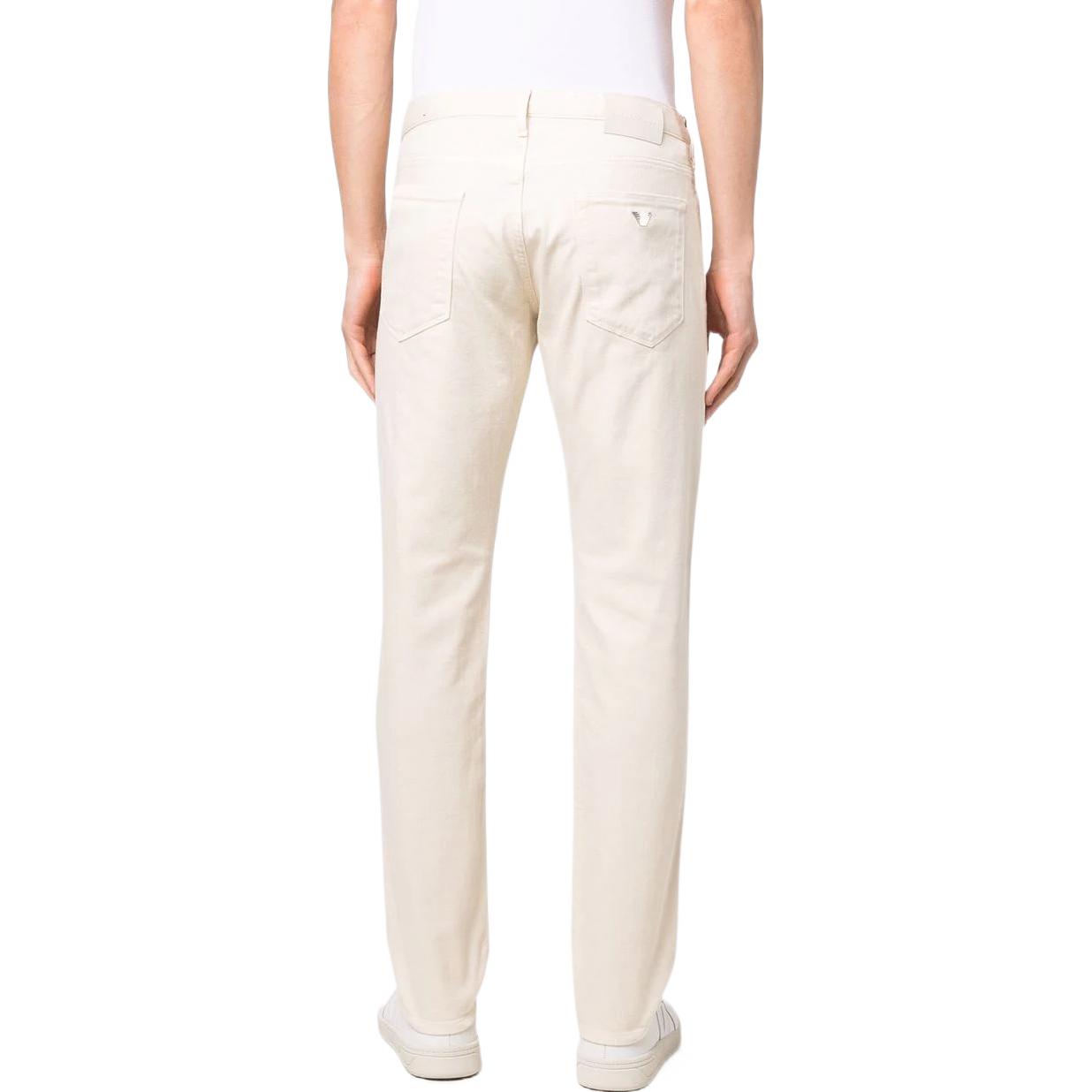 Purchase Emporio Armani SS22 白色中腰直筒牛仔裤 3L1J06-1N4RZ-0128