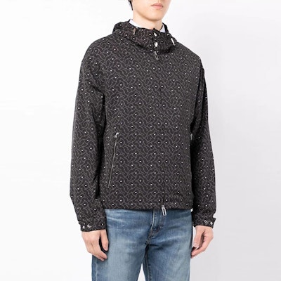 エンポリオ アルマーニ SS22 抽象プリント ジップアップ フーディージャケット グレー メンズ 3L1BD3-1NDEZ-F049 Purchase エンポリオ アルマーニ SS22 抽象プリント ジップアップ フーディージャケット グレー メンズ 3L1BD3-1NDEZ-F049