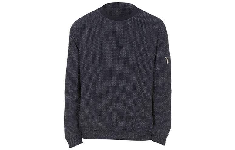 Emporio Armani SS22 Basic Crewneck Pullover Sweatshirt Black () I1R500-I1010-921