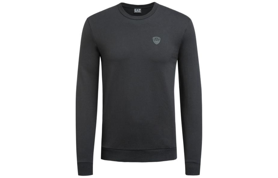 Emporio Armani SS22 Black Cotton Sweatshirt 8NPM05-PJBPZ-1200