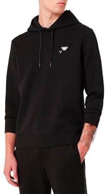 EMPORIO ARMANI SS22 Black Hoodie Fun Graphic Plain Long-Sleeve 6K1MB7-1JHSZ-0999 Shop EMPORIO ARMANI SS22 Black Hoodie Fun Graphic Plain Long-Sleeve 6K1MB7-1JHSZ-0999
