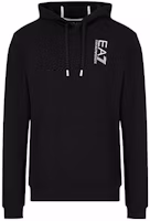 Emporio Armani SS22 Black Hoodie with Letter & Number Print 6LPM57PJHDZ-1200 Emporio Armani SS22 Black Hoodie with Letter & Number Print 6LPM57PJHDZ-1200