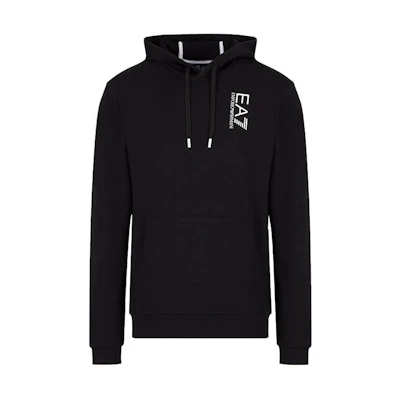 Emporio Armani SS22 Black Hoodie with Letter & Number Print 6LPM57PJHDZ-1200
