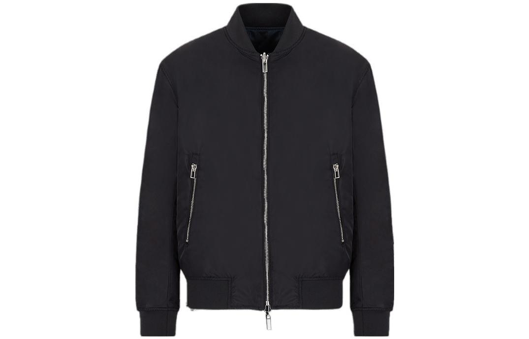 Emporio Armani SS22 Black Jacket with Cartoon Eagle Patch 3L1BE0-1NDQZ-0920