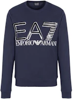 Emporio Armani SS22 EA7 Logo Print Crewneck Sweatshirt Navy Blue () 3LPM44-PJFGZ-1554 Emporio Armani SS22 EA7 Logo Print Crewneck Sweatshirt Navy Blue () 3LPM44-PJFGZ-1554
