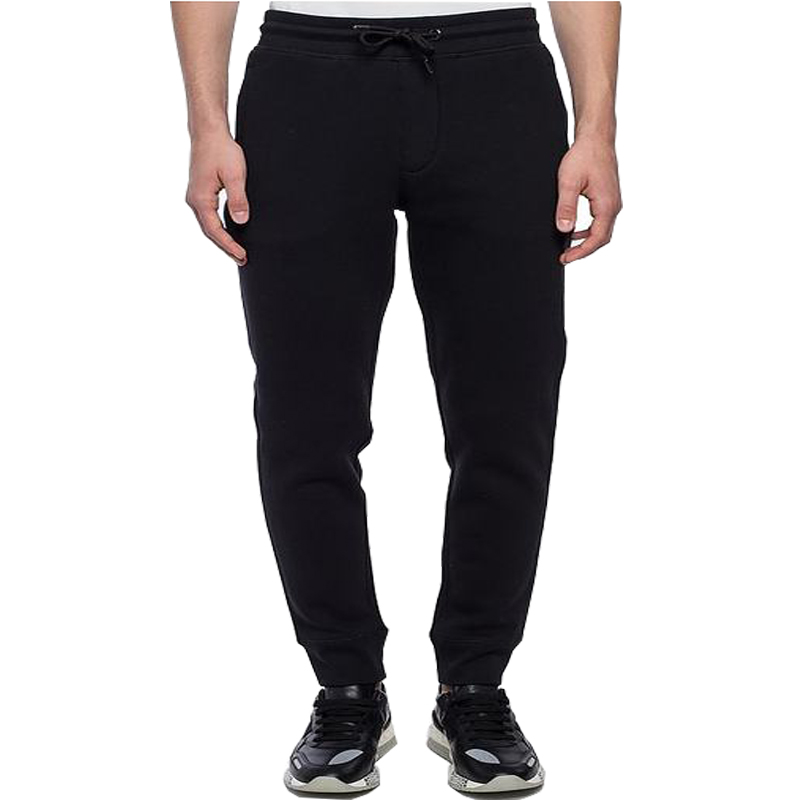 Purchase Emporio Armani SS22 EA Series  Black Solid Color Sweatpants 8N1P88-1JQPZ-09990