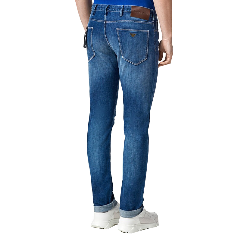 Emporio Armani SS22 Eagle Logo Straight Jeans  Blue 3K1J06-1D5QZ-0942 圖 5