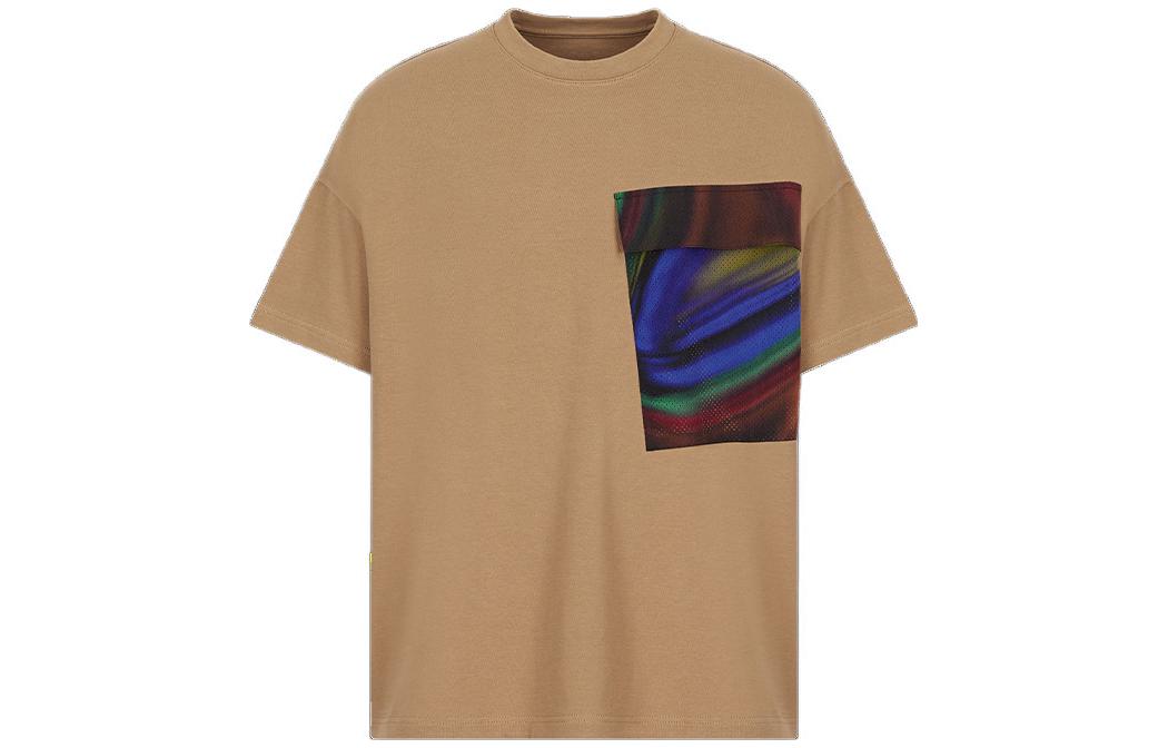 Order エンポリオアルマーニ SS22 エコシリーズ ブラウンTシャツ 胸ポケットデザイン 3L1T7A-1JUFZ-0417