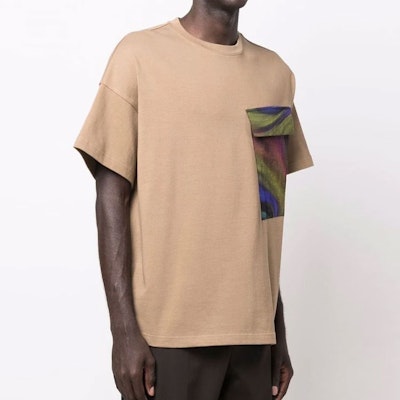 エンポリオアルマーニ SS22 エコシリーズ ブラウンTシャツ 胸ポケットデザイン 3L1T7A-1JUFZ-0417 Shop エンポリオアルマーニ SS22 エコシリーズ ブラウンTシャツ 胸ポケットデザイン 3L1T7A-1JUFZ-0417