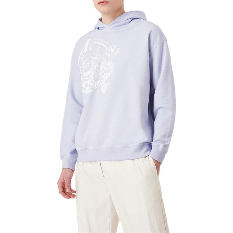 EMPORIO ARMANI SS22 Floral Print Hoodie Purple 3L1M6-U1JX6Z-F807 圖 4