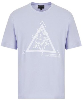 Emporio Armani SS22 幾何標誌印花男士圓領 T-Shirt 淺紫色。 3L1T6S-1JQ4Z-F806 Order Emporio Armani SS22 幾何標誌印花男士圓領 T-Shirt 淺紫色。 3L1T6S-1JQ4Z-F806
