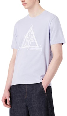 Emporio Armani SS22 幾何標誌印花男士圓領 T-Shirt 淺紫色。 3L1T6S-1JQ4Z-F806 Purchase Emporio Armani SS22 幾何標誌印花男士圓領 T-Shirt 淺紫色。 3L1T6S-1JQ4Z-F806