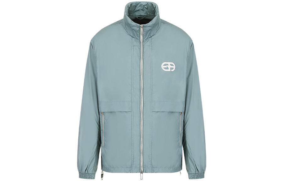 Emporio Armani SS22 Green Embroidered Logo Jacket 3L1BA1-1NCGZ-0647