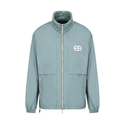Emporio Armani SS22 Green Embroidered Logo Jacket 3L1BA1-1NCGZ-0647