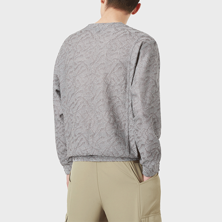 Purchase エンポリオ アルマーニ SS22 グレー ニット クルーネック 長袖 セーター メンズ 3L1M6Y-1JY6Z-F586