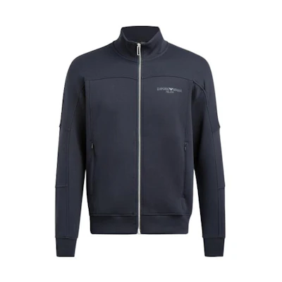 Emporio Armani SS22 Letter Print Zip-Up Jacket 3L1MCC-1JHSZ-0920