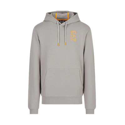 Emporio Armani SS22 Logo Cotton Hoodie Gray Long Sleeve Sweatshirt 6LPM57PJHDZ-1920