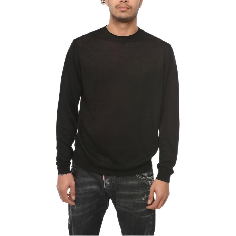 Emporio Armani SS22 Logo Crewneck Pullover Sweatshirt Men’s Black 3L1MT8-1MD7Z-0999