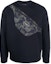 Buy Emporio Armani SS22 Logo Print Crewneck Long Sleeve Ribbed Sweatshirt Black . 6K1M90-1JUWZ-0920