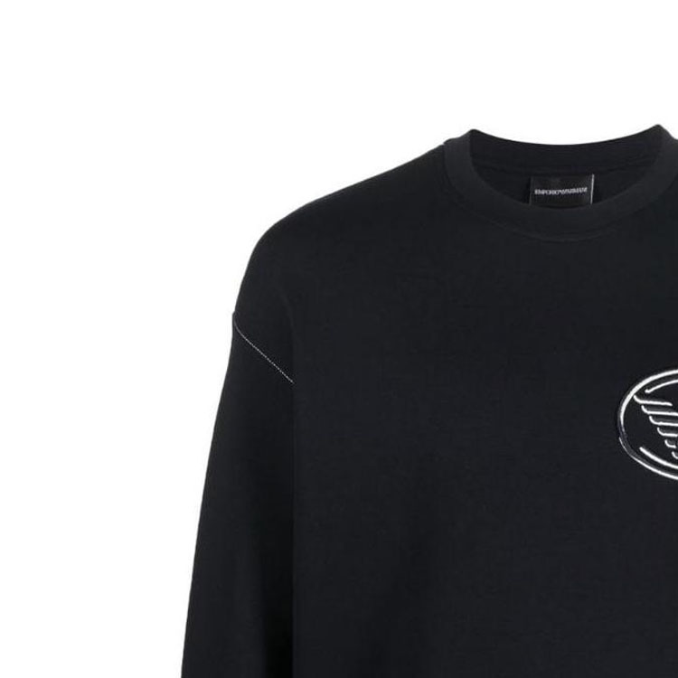 Emporio Armani SS22 Logo Print Crewneck Navy Sweatshirt 6L1M82-1JHSZ-0920 圖 6