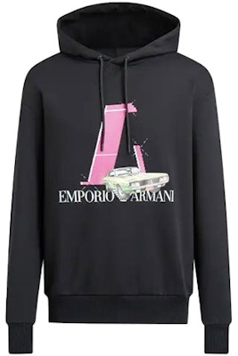 EMPORIO ARMANI SS22 Logo Print Hoodie Black 3L1M8Q-1JW3Z-0999 Buy EMPORIO ARMANI SS22 Logo Print Hoodie Black 3L1M8Q-1JW3Z-0999