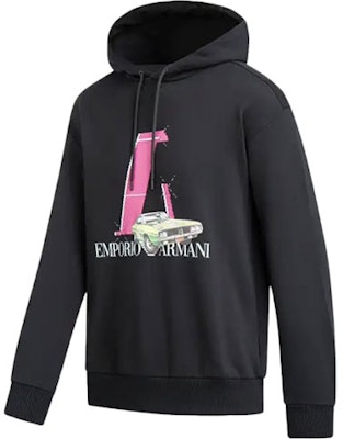 EMPORIO ARMANI SS22 Logo Print Hoodie Black 3L1M8Q-1JW3Z-0999 Shop EMPORIO ARMANI SS22 Logo Print Hoodie Black 3L1M8Q-1JW3Z-0999