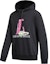 Shop EMPORIO ARMANI SS22 Logo Print Hoodie Black 3L1M8Q-1JW3Z-0999