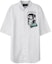 Buy Emporio Armani SS22 Racing Capsule Logo Print Loose White Short Sleeve Shirt Men I1CC3I-I128C-103
