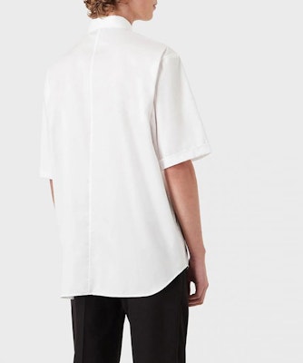 Emporio Armani SS22 Racing Capsule Logo Print Loose White Short Sleeve Shirt Men I1CC3I-I128C-103 Purchase Emporio Armani SS22 Racing Capsule Logo Print Loose White Short Sleeve Shirt Men I1CC3I-I128C-103